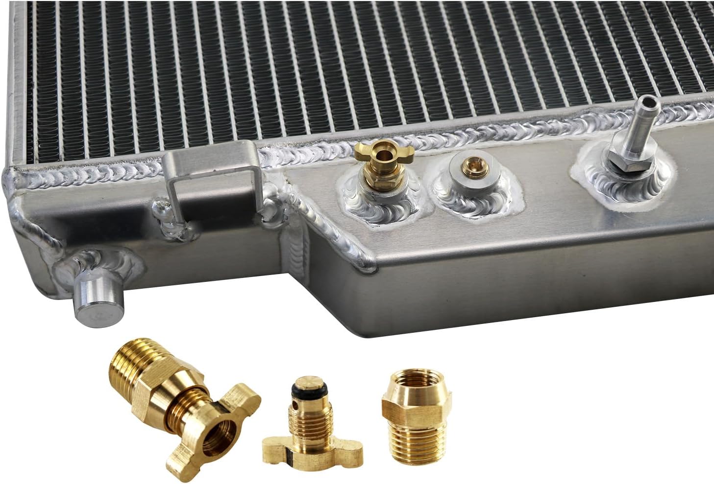 3 Row Aluminum Radiator For 1995 1996 1997 Ford F59 F250 F350 7.3L Powerstroke V8 95 96 97 Radiators