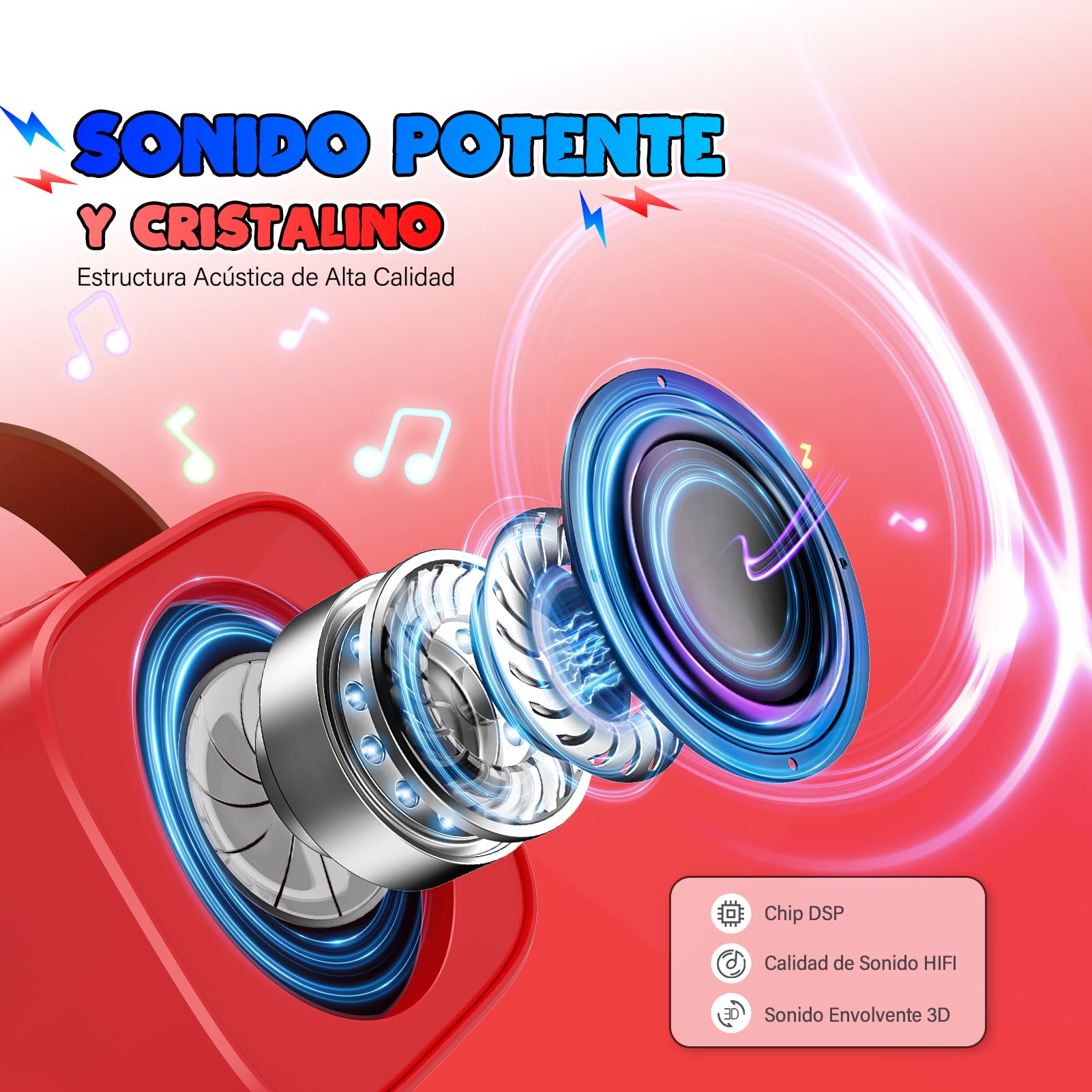 Braxel Regalo Niño 3-12 Años, Karaoke Infantil con 2 Microfono Bluetooth Juguetes Niños 3-12 Años Microfonos Inalambricos Karaoke Regalos Navidad para Niños Micrófono para Cantar Microphone