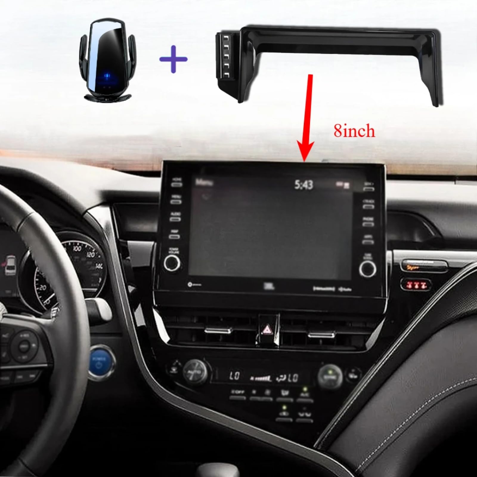 Uchwyt samochodowy dla Toyota Camry XV70 2021-2024, Uchwyt na telefon samochodowy