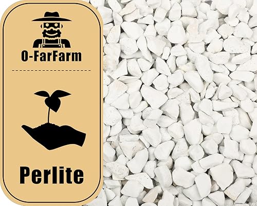 Perlita gruesa a granel de 5 cuartos de galón, perlita hortícola gruesa para plantas de interior, mezcla de acondicionador aditivo, mejora el