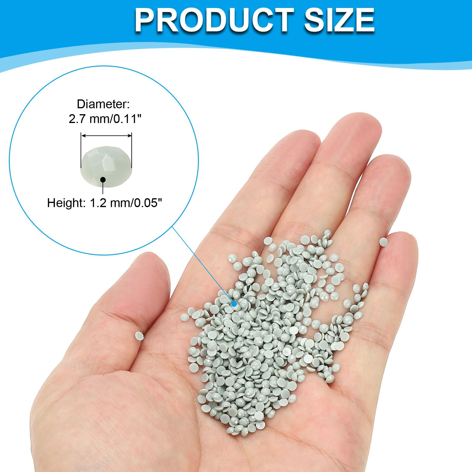 PATIKIL 6000 Pcs Diamond Art Painting Replacement Beads, Resin Crystal Painting Rhinestones - Image 2