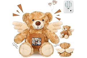 Adhesive Tape Angel Teddy Bear with Recorder