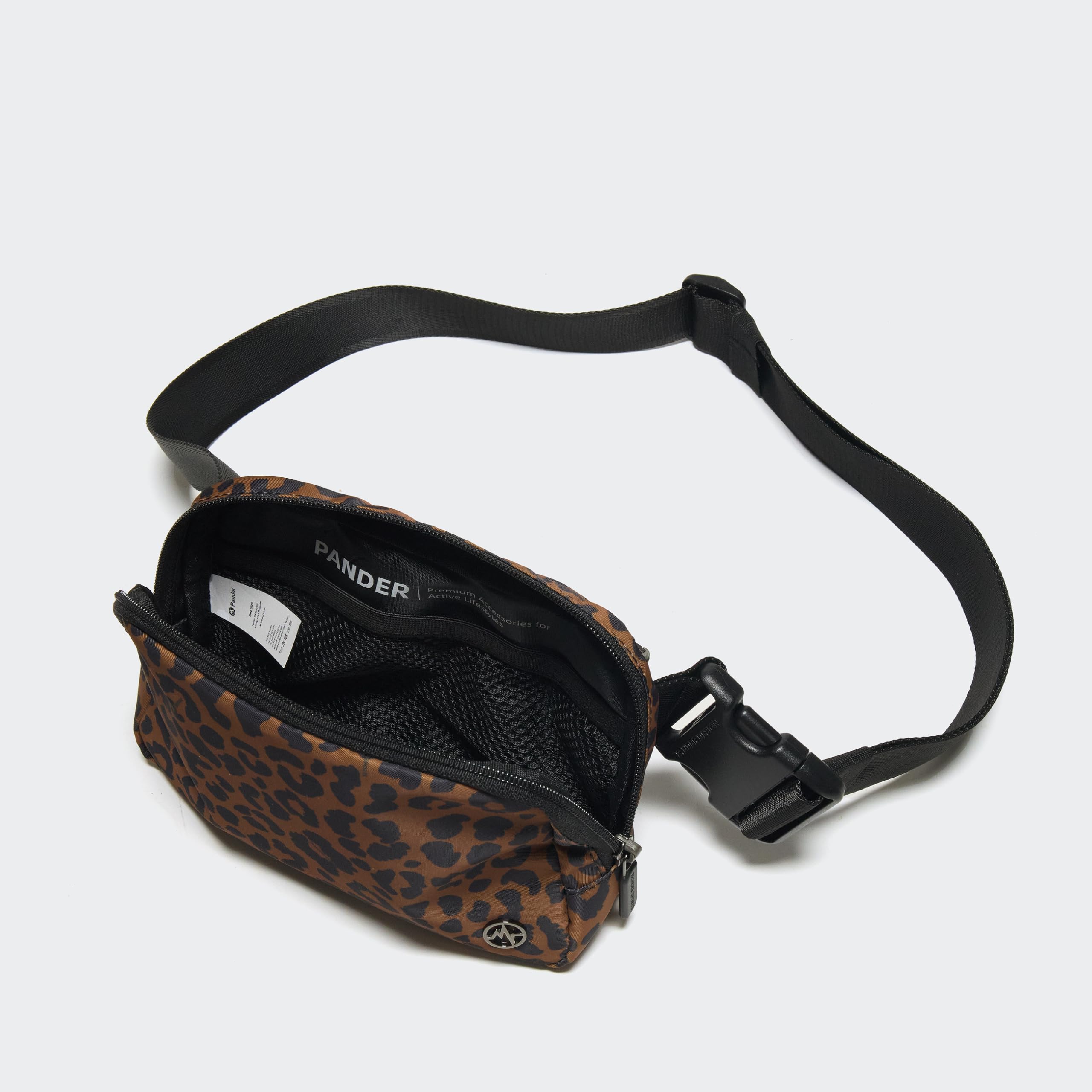 Pander Nylon Fanny Pack for Women, Two-Way Zipper Crossbody Bag view 5
