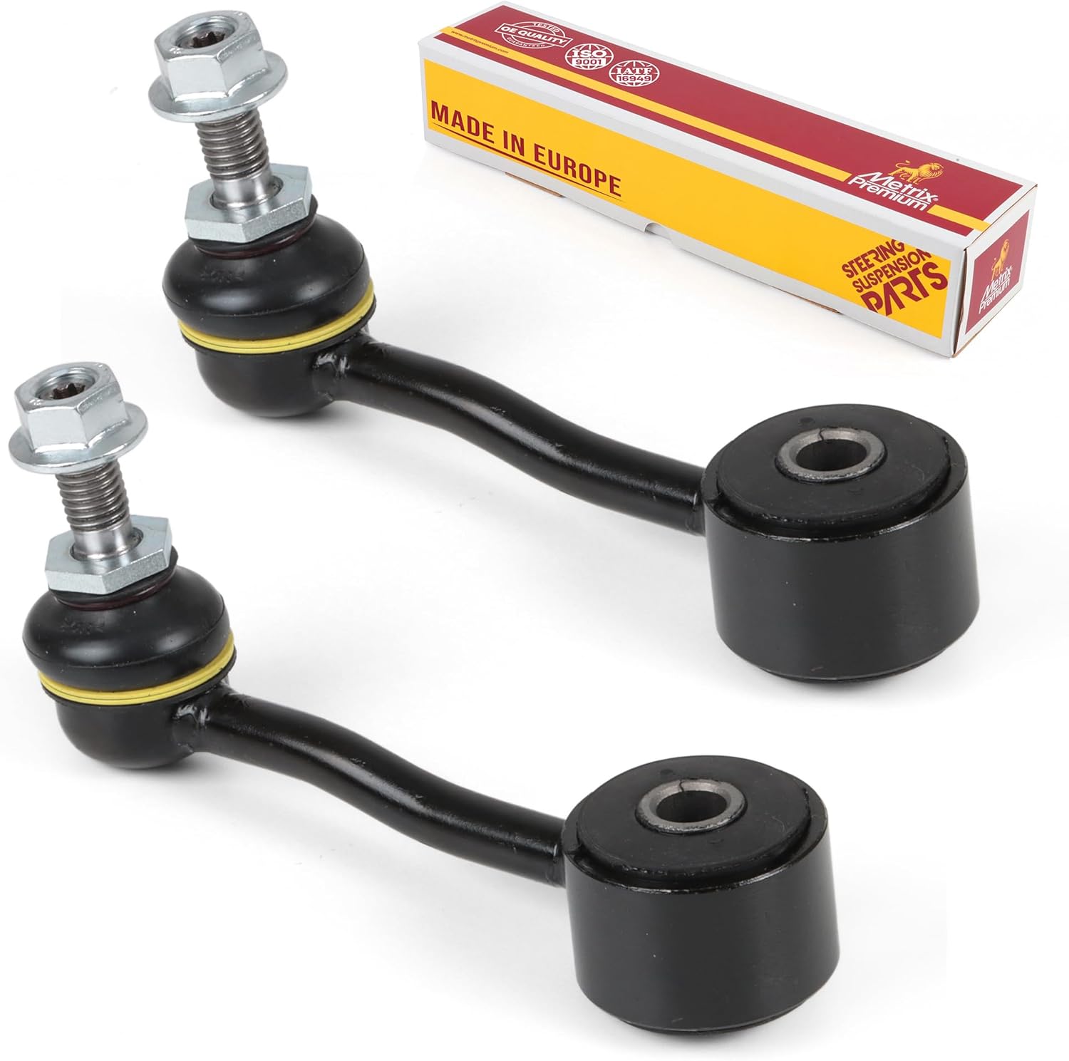 Metrix Premium Chassis Parts - 2 PC Front Sway Bar Stabilizer End Link Kit Fits 2020-2022 Jeep Gladiator, 2021-2022 Wrangler 2.0L L4, 3.0L V6, 3.6L V6, 2018-2020 Wrangler Replacement K700908