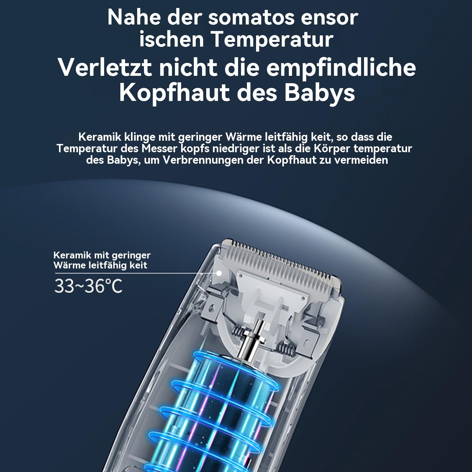 Kinderhaarschneider-Haarschneidemaschine Kinder-Professional Quiet Hair Trimmer For Children And Toddlers,Wasserdichter Und Leiser Doppelmotor (Mixc *2)