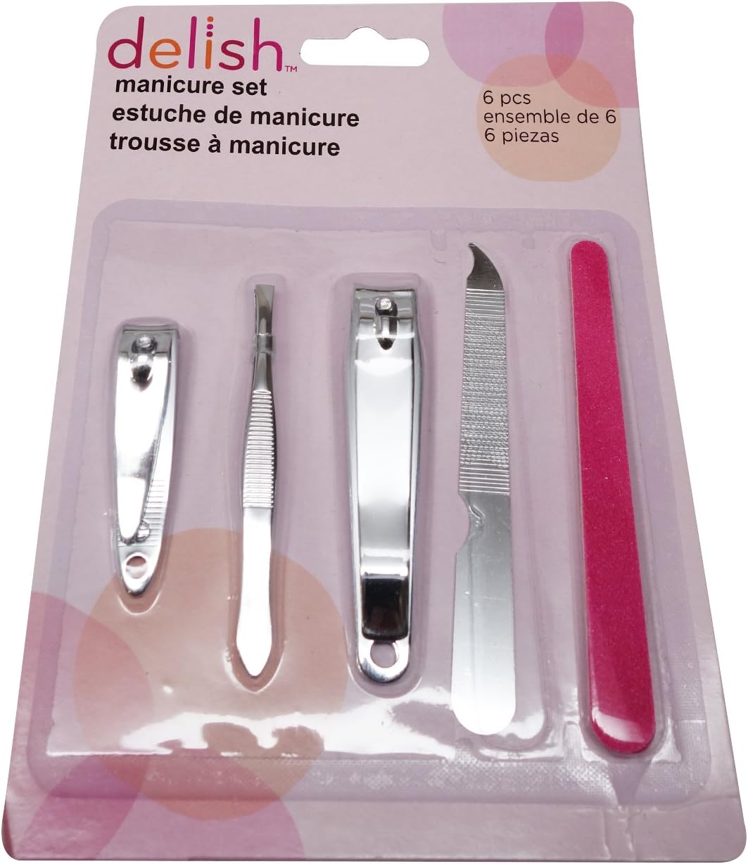Delish Manicure Set, 1-Pack (6 Pieces)
