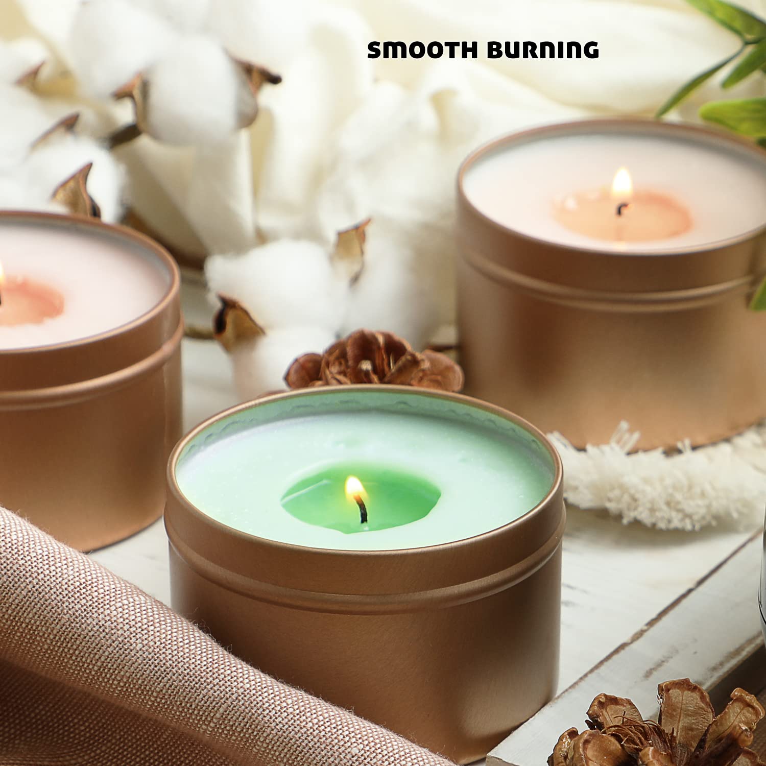 CraftBud Cera de vela de soja para hacer velas, cera de soja natural para hacer velas, bolsa de 5 libras, cera para hacer velas, 5 libras, copos de cera de soja, 100 mechas de vela, 100 calcomanías de