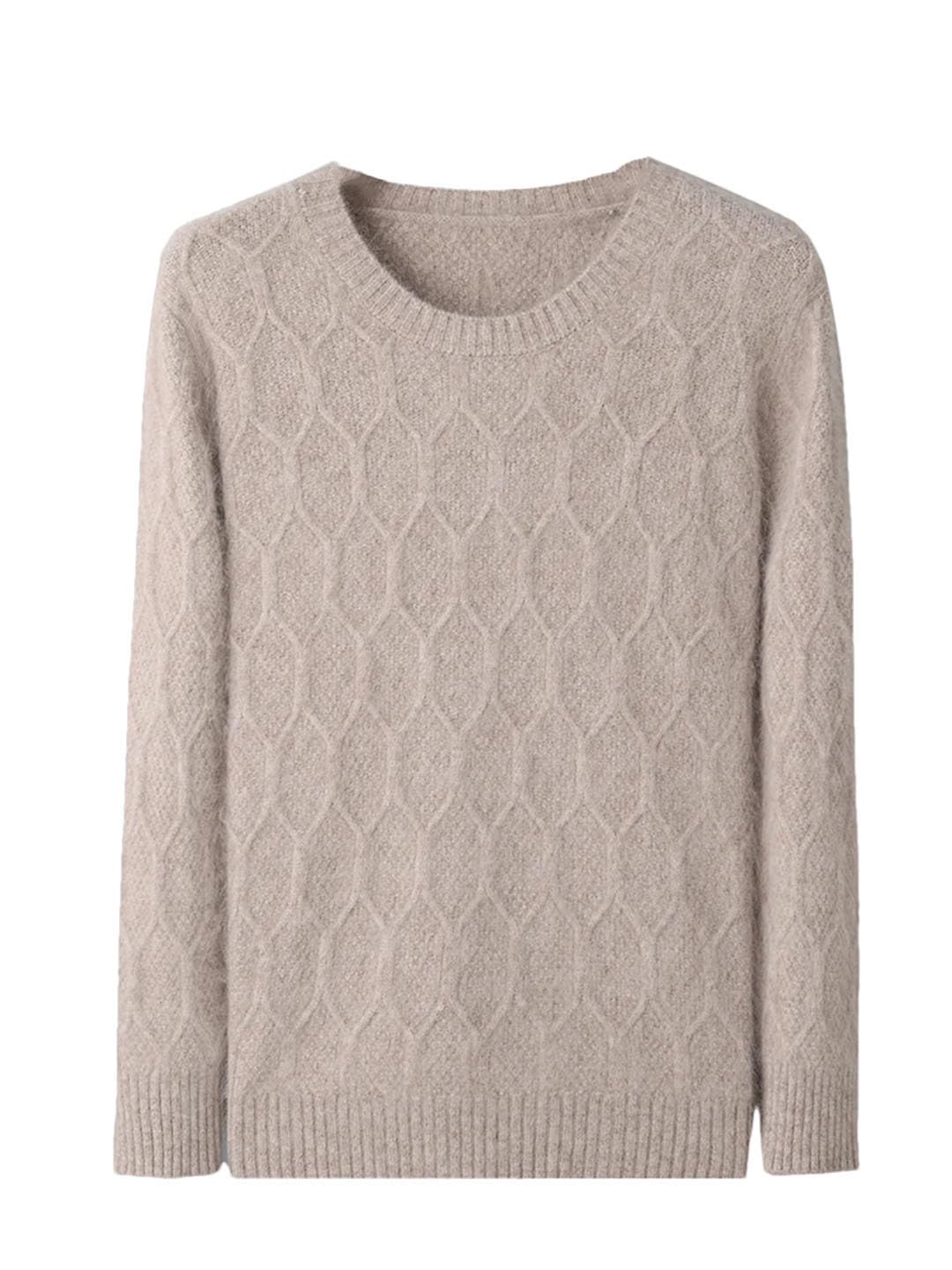 Maglione di fondo di colore solido di affari del maglione del cachemire del collo rotondo degli uomini