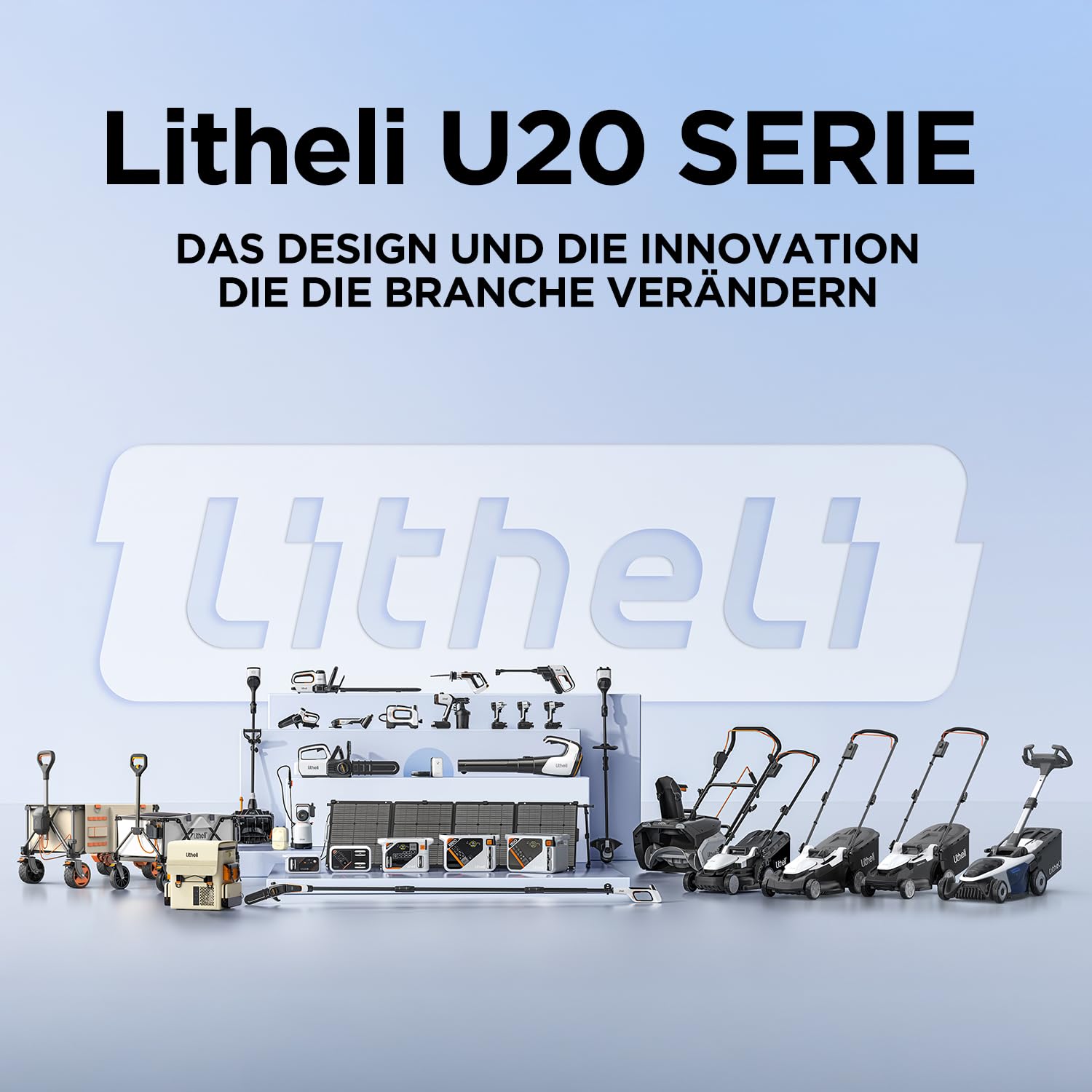 Litheli Mini Kettensäge mit Akku 20V, 6 Zoll Akku Handkettensäge mit 10.000 mAh Akku, Einstellbare Kettenspannung, Sicherheitsverriegelung, Kleine Akku Kettensäge für Gartenscheren Holzschneidenz
