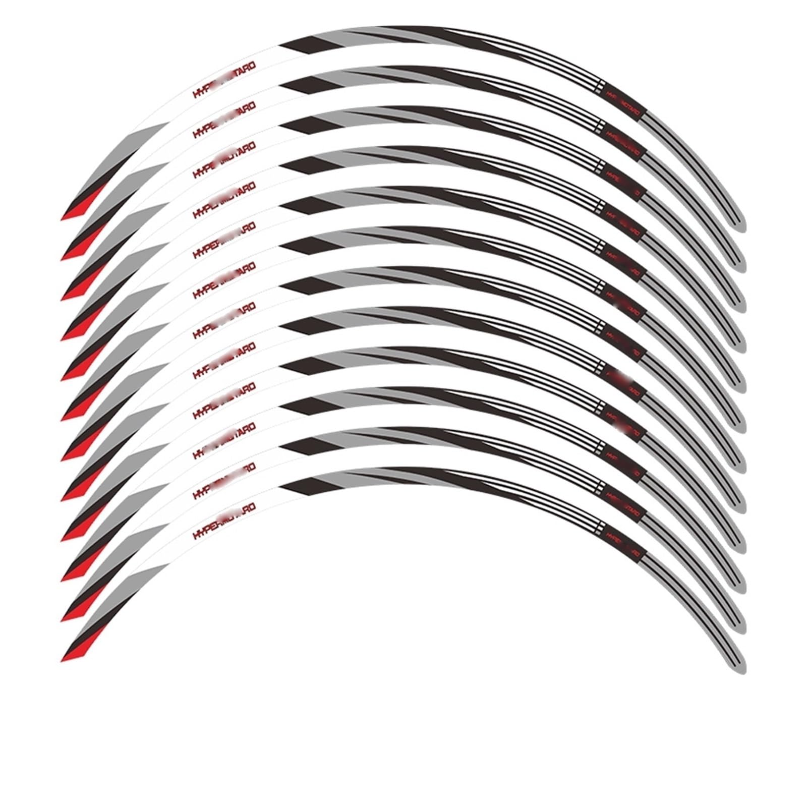 for D&UCATI for Hypermotard 796 821 939 for SP for Hypermotard 950 2007-2022 Motorcycle Decal Decorative Stripe(4)