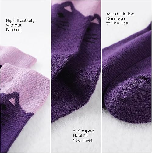 Miniatura 3 de Wool Socks for Women - Womens Wool Socks Winter Warm Wool Socks Men Cozy Knit Socks Boots Socks for Women
