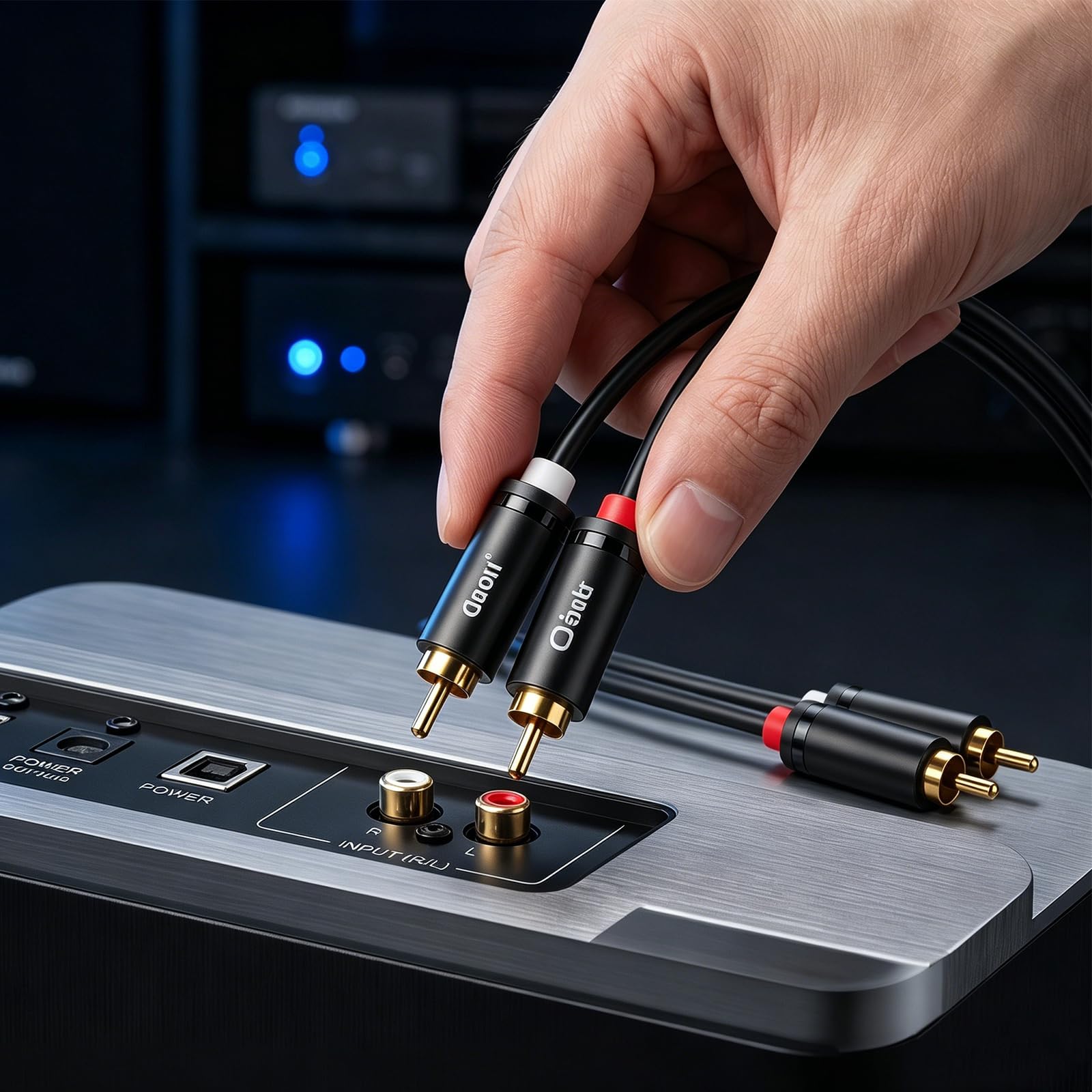 Powice Kabel audio cinch stereo RCA, 1,5 m