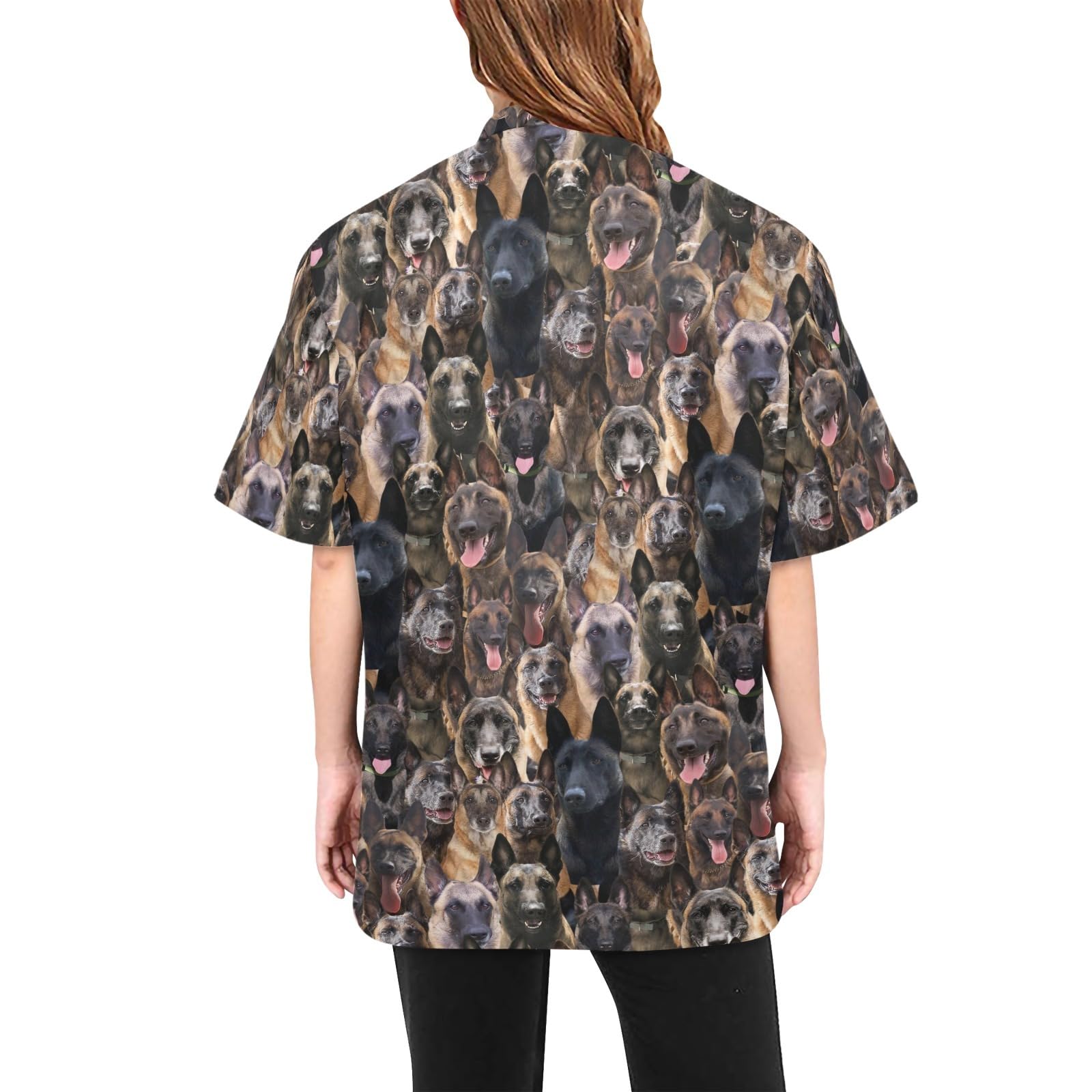 COWCUTE Pet Grooming Jackets for Belgium Malinois Mom, Pet Dog Groomer Smock, Waterproof Jacket for Dog Bathing Work Clothes