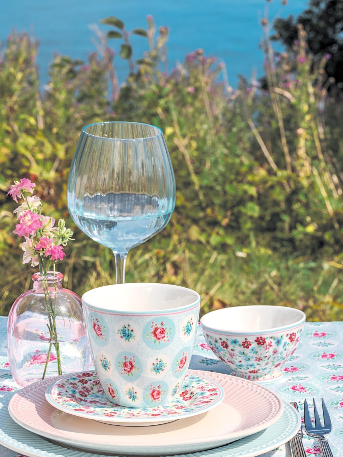 GreenGate Weinglas ALICE PALE BLUE Blau