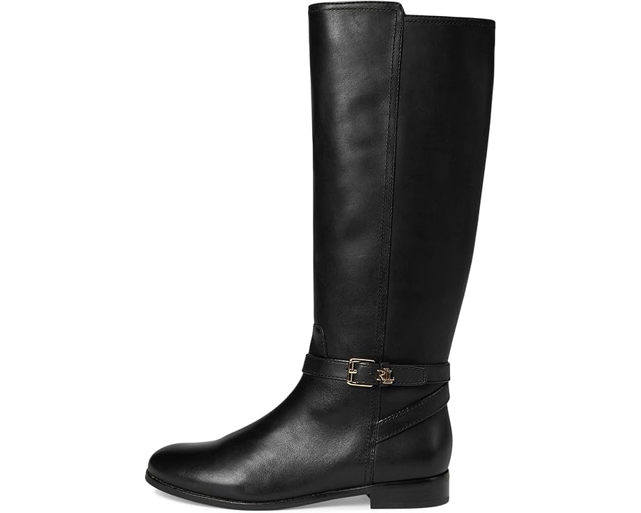 Lauren Ralph Lauren Brooke II Burnished Leather Tall Boots - Left View