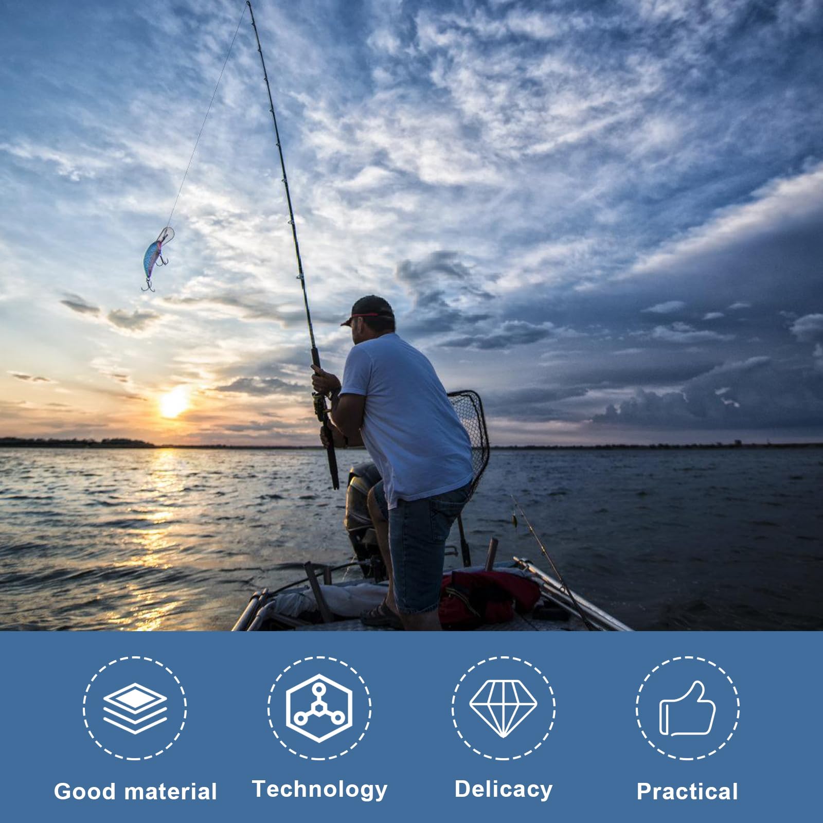 Set da pesca per bambini, 1,8 m, set di canne da pesca per bambini, set starter per bambini, canna da pesca telescopica con mulinello ed esca, accessori da pesca per bambini dai 3 ai 10 anni