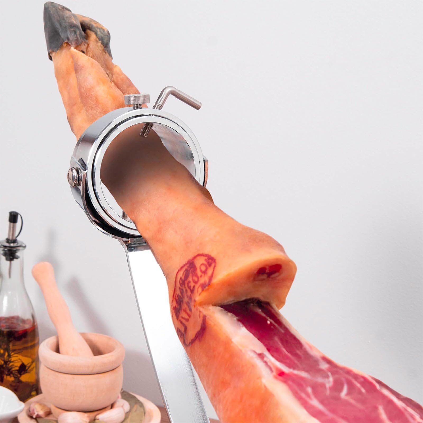 3 CLAVELES Jamonero BASCULANTE 3C Multitool Métal 20 x 5 x 18 cm