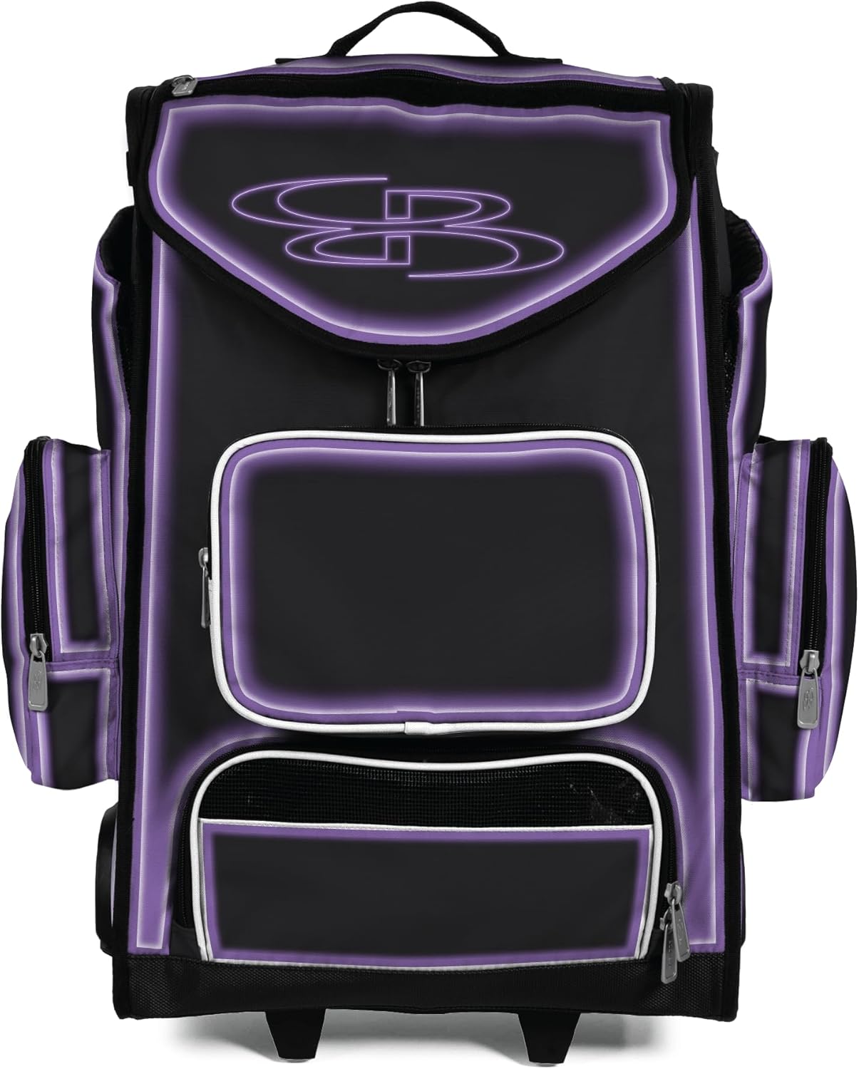Boombah Ultrapack Hybrid Rolling Bat Bag - Wheeled & Backpack Version - Electric Neon