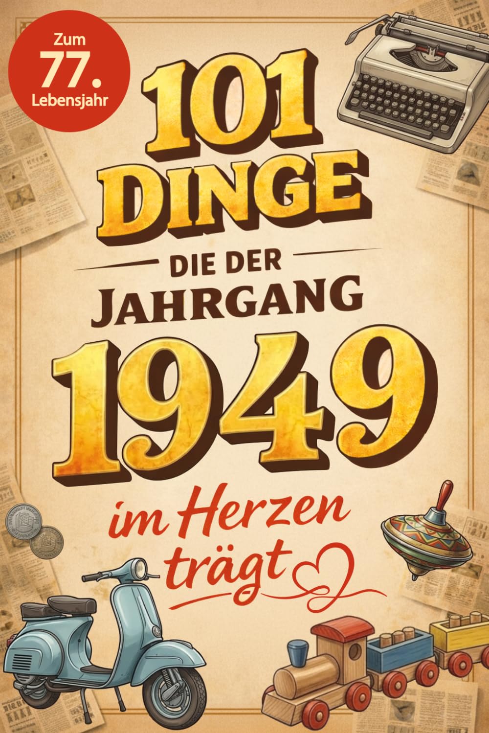 101 Dinge, die der Jahrgang 1949 im Herzen trägt: Eine nostalgische Zeitreise durch Kindheit und Jugend - Fakten, Momente und die schönsten Erinnerungen von damals