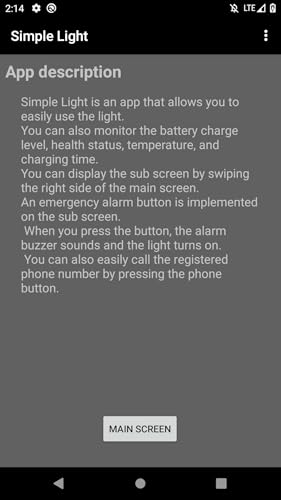 Simple Light -Emergency alert-Emergency call-