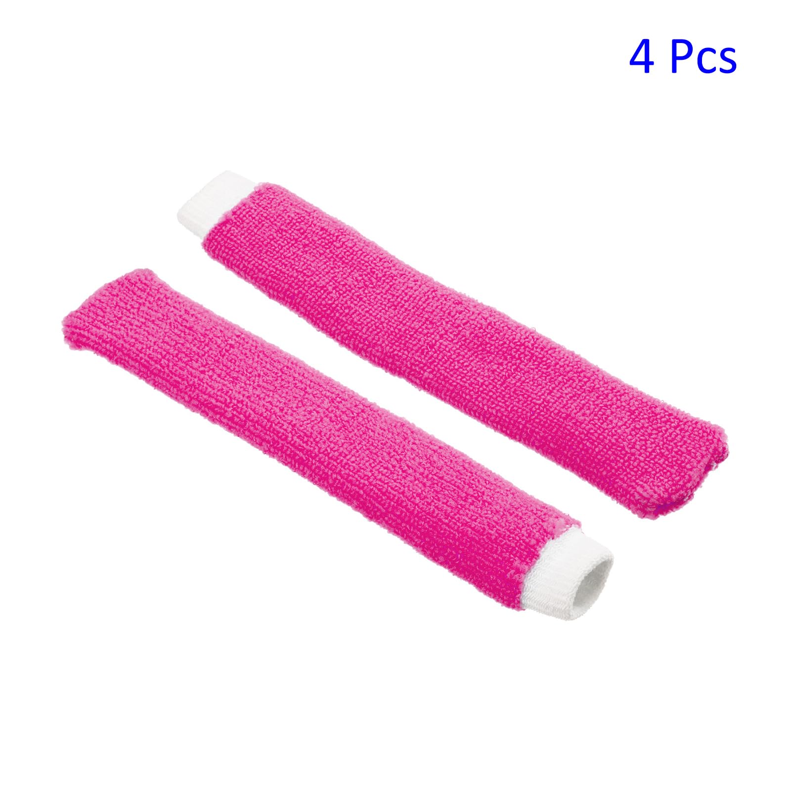 M METERXITY 4 Pack Badminton Towel Overgrip, Nylon Anti-Skid Sweatband Tennis Racquet Grip - Image 4
