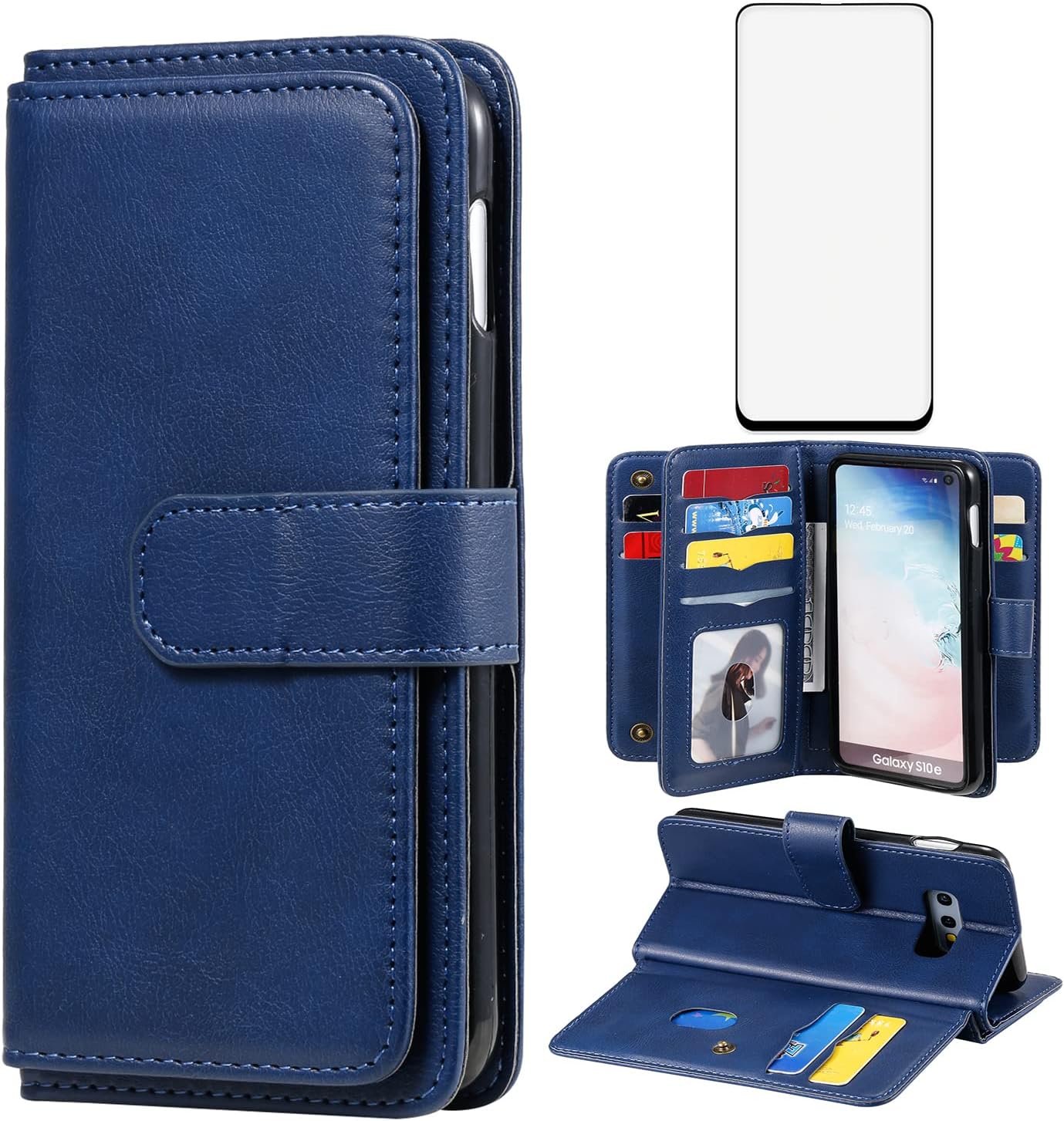 Samsung Galaxy S10e Wallet Case with Tempered Glass Ethiopia Ubuy