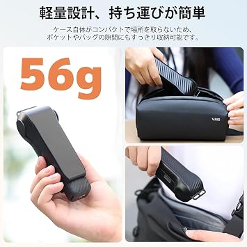 VRIG Osmo Pocket 4 Protective Case, Osmo Pocket 4 Case, Lens Screen Protection Case, Drop Prevention, Holds 2 Filters, Accessories AC-112