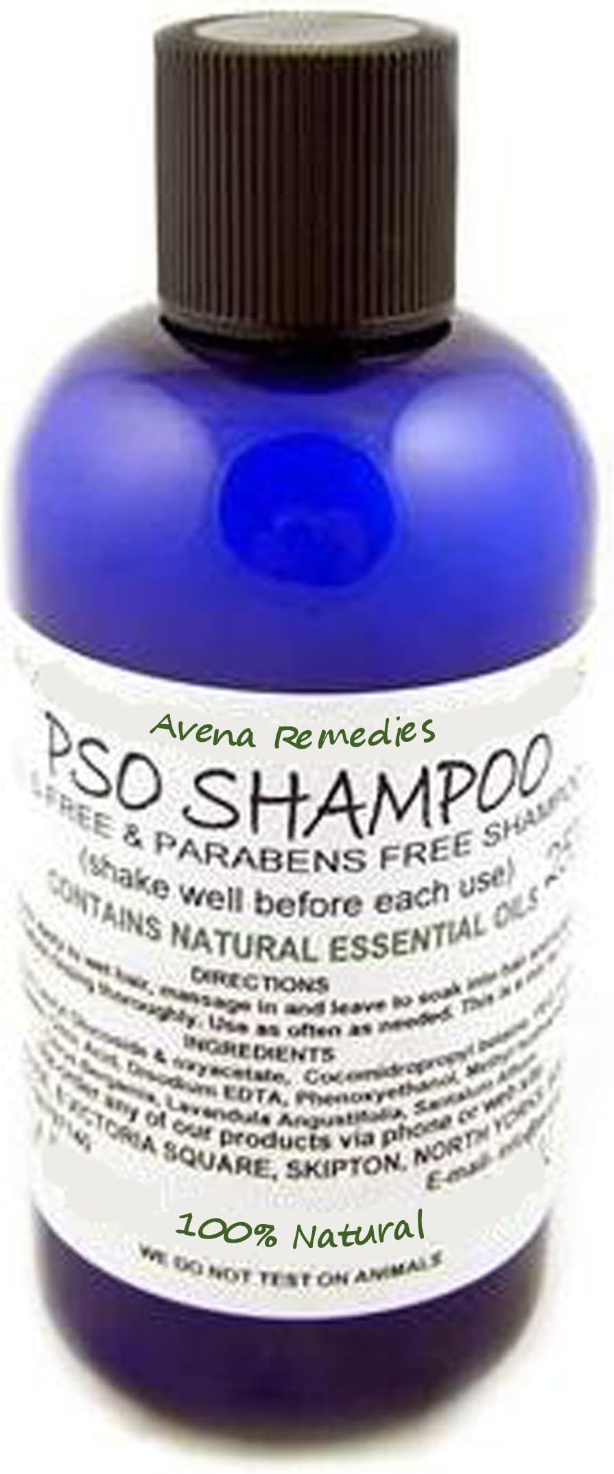 Natural Psoriasis Scalp Shampoo 250ml: SLS Free & Parabens Free