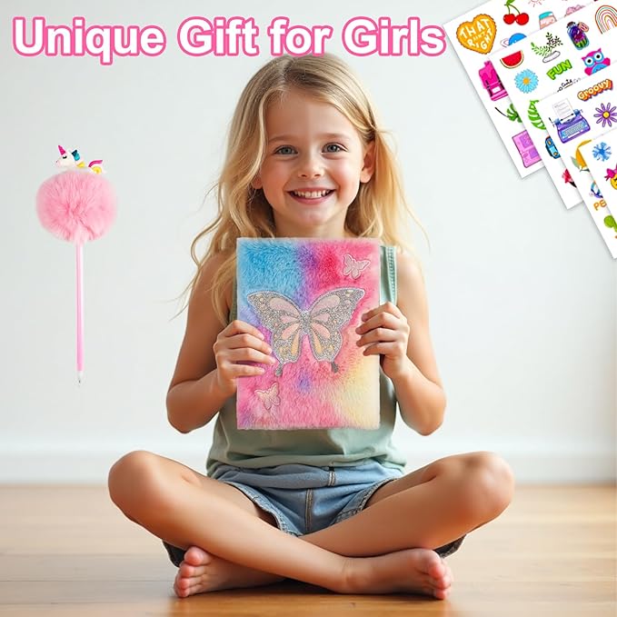 Diario para Niñas con Candado y Llaves, Set de Regalo de Cuaderno miniatura 7