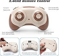 Vista 15 de Mosasaurus - Juguetes de dinosaurio mejorados, juguete de agua con control remoto, juguetes de piscina para niños de 4 a 8 años, dinosaurio RC