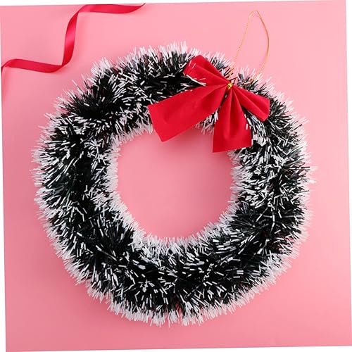 Miniatura 4 de NOLITOY Xmas Wreaths Front Door Wreath Decoration Artificial Christmas Wreath Front Door Wreath Adornos Navideños para Exterior Artificial Wreath