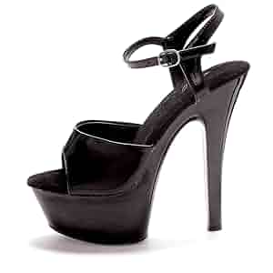 め*ち様 【新品・未使用】ELLIE ジョーゼットPT【BLACK】　XSサイズ Amazon.com | Ellie Shoes Women's 6 Inch Pointed Stiletto