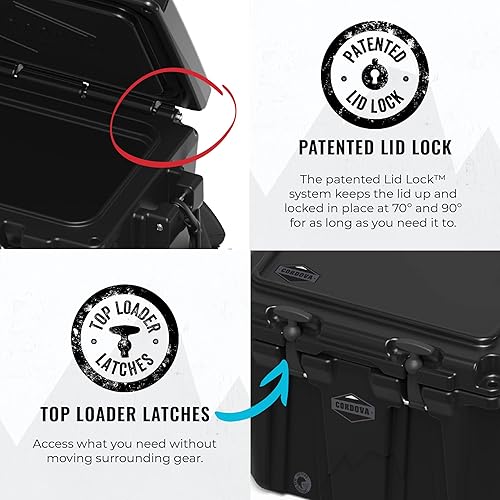 Miniatura 4 de Cordova Outdoors Basecamp Class Enfriador duro - Cofre de hielo aislado y rotomoldeado