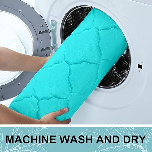 Miniatura 8 de Olanly - Alfombra de baño de espuma viscoelástica, ultra suave, antideslizante y absorbente, lavable a máquina, cómoda, gruesa alfombra de baño para