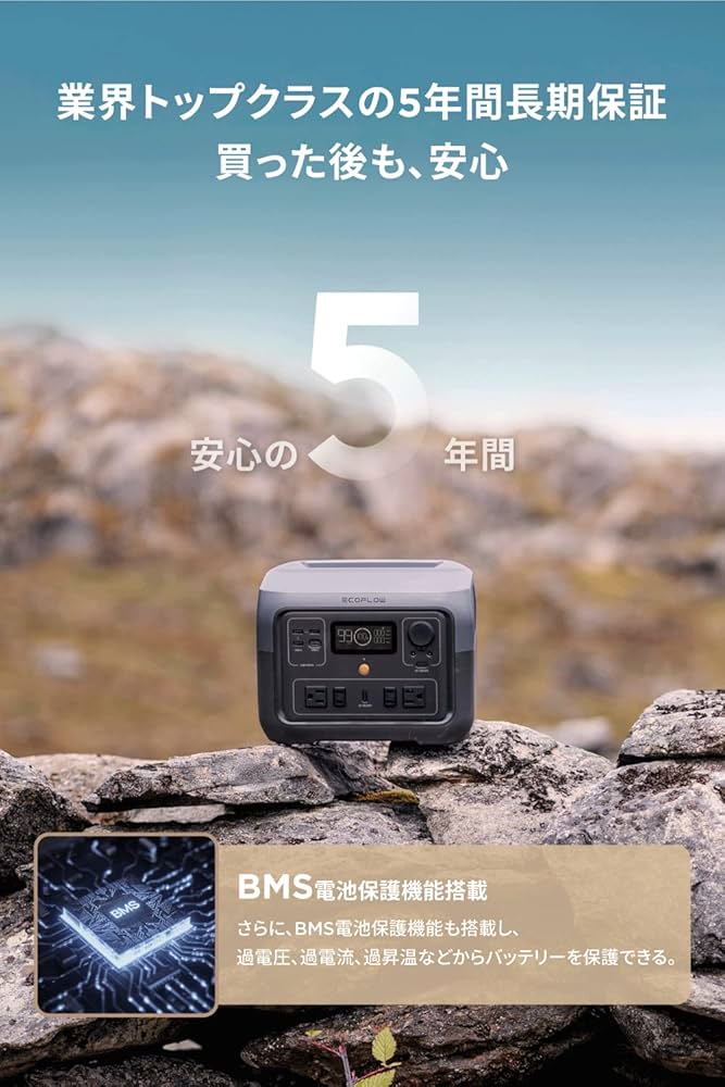 Amazon.co.jp: EcoFlow RIVER 2 Max ポータブル電源 + 110w