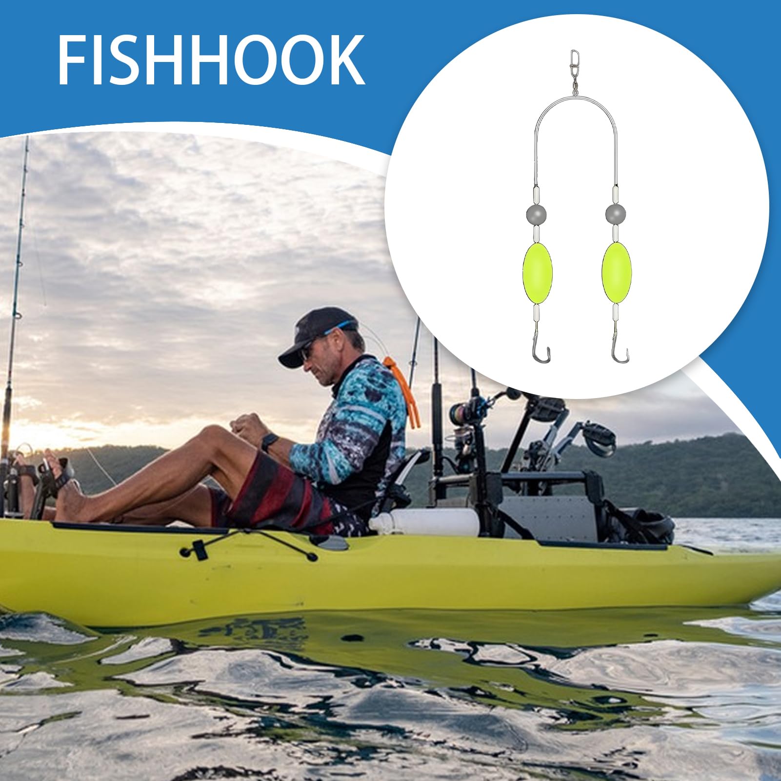 Surf Casting Tackle Setup Catfish Rigs - Saltwater Double Hooks | Fish ...