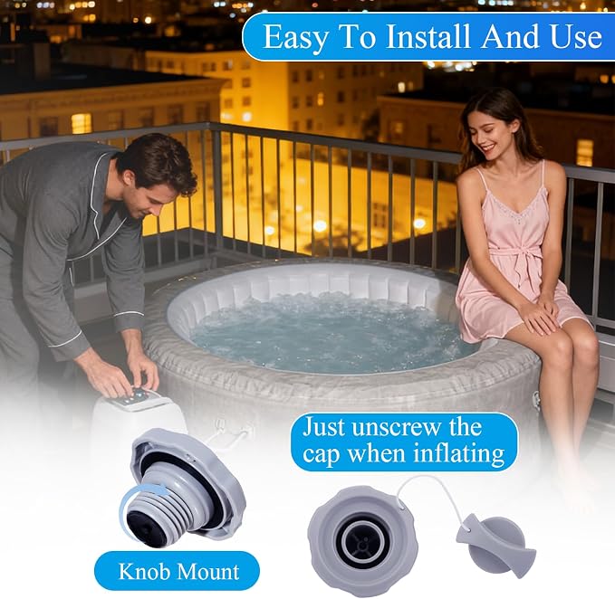 Tapa válvula de aire P05767 compatible con spa inflable miniatura 5
