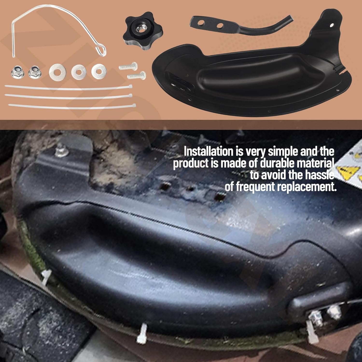 Mulch Plug 631-05195A 631-05195 Lawn Mower Mulch Plug Kit Compatible with MTD Cub Cadet 42" / 46" 19A70041 19B30005 LTX-1046VT LTX-1050KH LTX-1045 63105195A 93105195 Model, Fits 2012 and After
