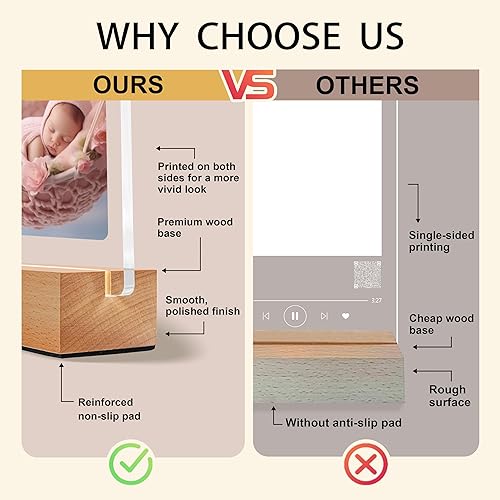 Miniatura 3 de Regalos personalizados para bebés para niños, placa acrílica personalizada con nombre para niños y niñas, baby shower, regalos de Navidad para