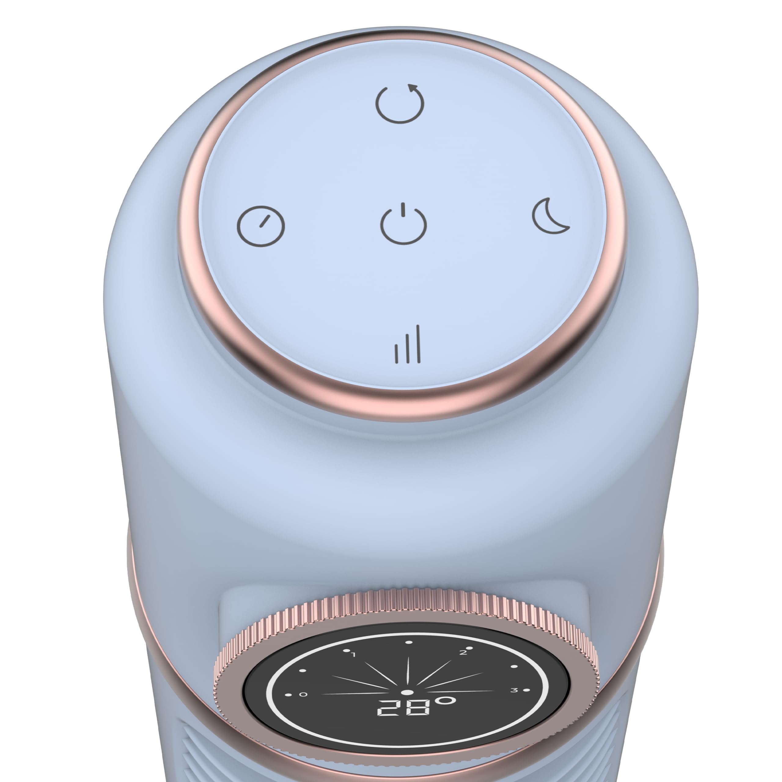 Cecotec Ventilador de Torre EnergySilence 1090 Skyline Retro Smart Blue