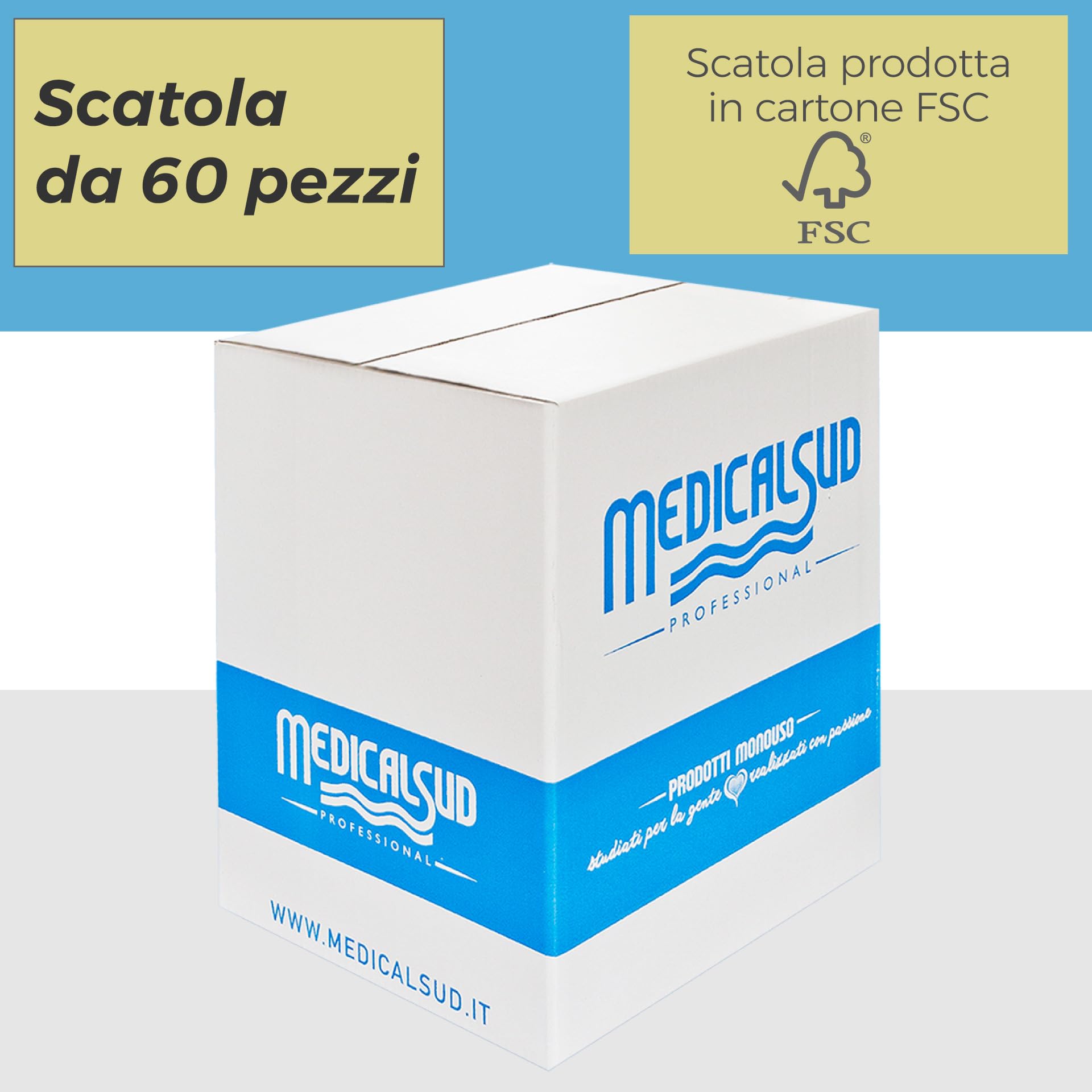 MEDICAL SUD PROFESSIONAL 60 Teli Bagno Monouso In Morbida Viscosa Cm 100 x 180 Teli Doccia Usa e Getta Super Assorbenti