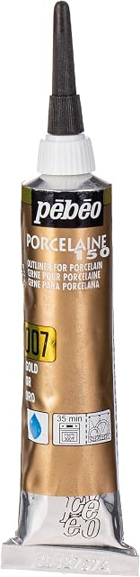 Pebeo 036-007 20 Milliliter Porcelaine 150 China Paint Cloisonne - Gold