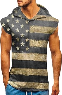 QIFLY Mens Holiday Vests Men's Slim Fit Tank Top Vest Bodybuilding Training Tops Gym Athletic Fitness Muscle Bodybuilding Vest Top for Running Gym Workout Sport Fitness