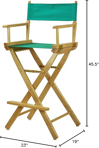 Miniatura 250 de Silla de Director de 18" Marco Blanco Lona Rosa