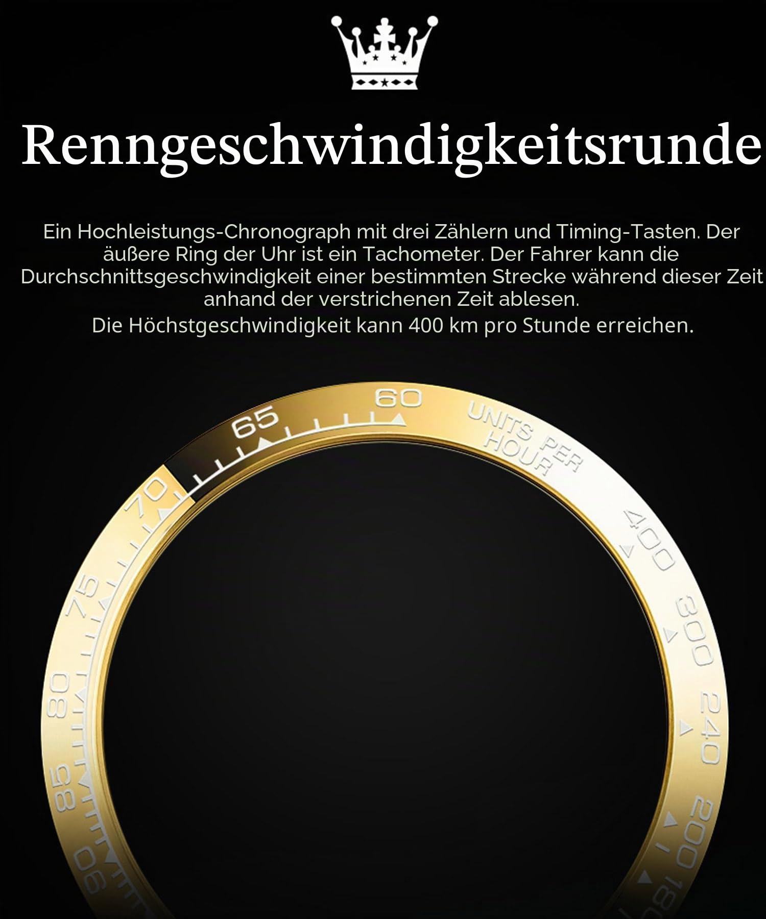 OLEVS Herren Automatikuhr Automatikuhr Timing Lünette Mechanische Uhr Wasserdicht und Leuchtend Kalender Woche Edelstahl Präzisionsband