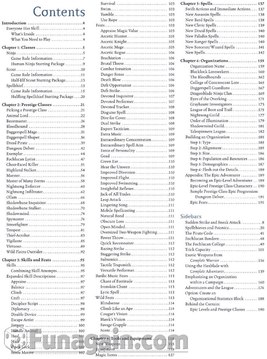 Complete Adventurer: A Guide to Skillful Characters of All Classes (Dungeons & Dragons d20 3.5 Fantasy Roleplaying Supplement)      Hardcover – January 4, 2005
