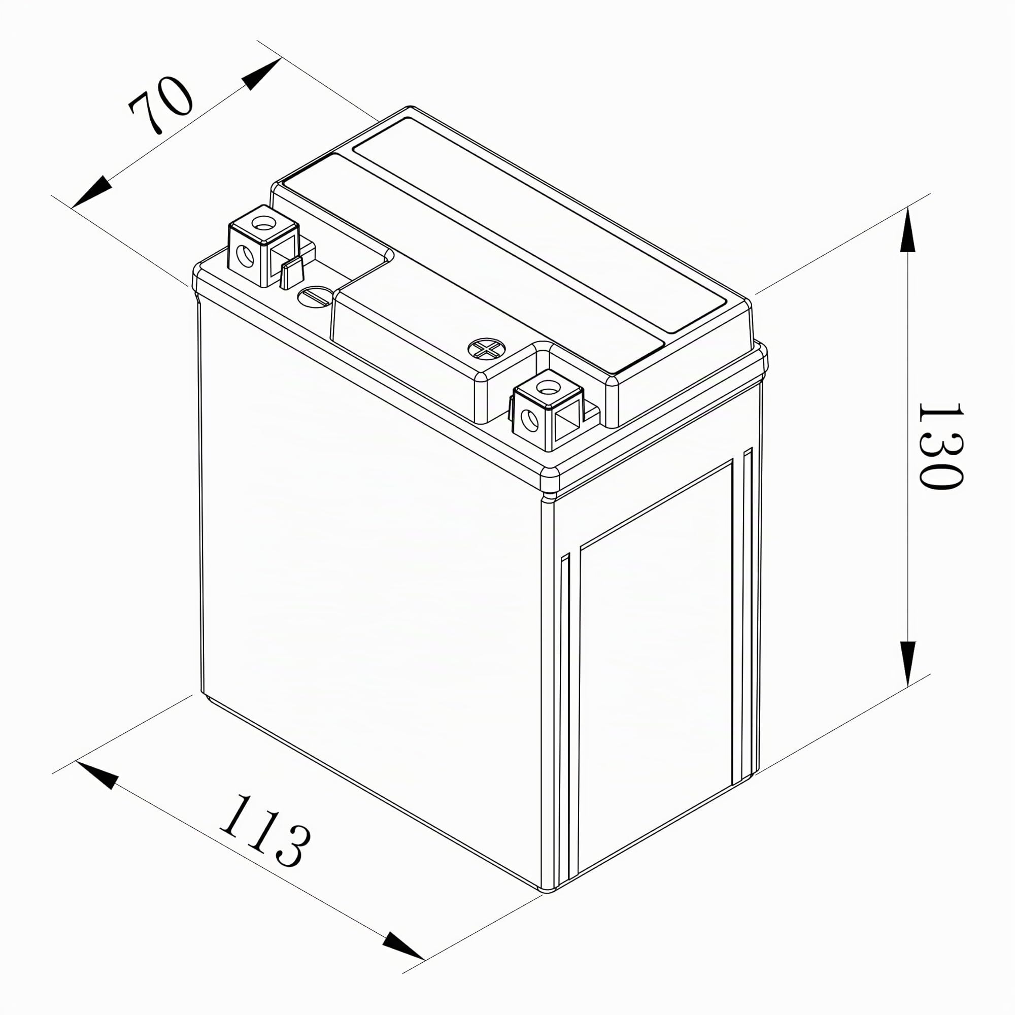 Bosch FA101 - Batería para Motocicletas AGM - 12V 85A 6Ah - Adecuada para motocicletas, motos de enduro, scooters, quads, motos de agua - Compatible M6006, BTX7L-BS, BTX7L