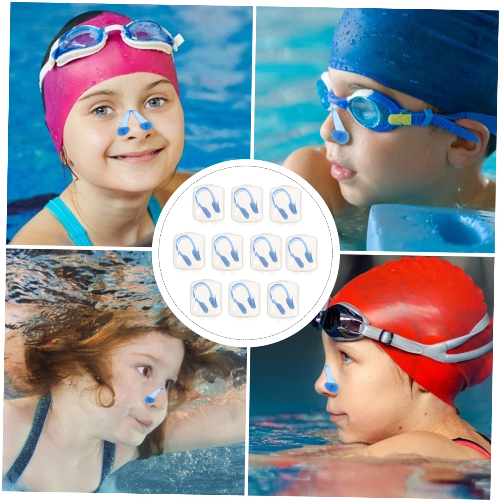 30stücke Nasenklammern Für Schwimmer Weiche Bequeme Und wasserdichte Schwimmbad Zubehörteile Schutz Nase Für Erwachsene Ab Jahren