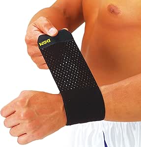 D&amp;M ディーアンドエム スピードラップ 手首サポーター 手首用 黒 フリーサイズ 日本製 D-20 固定 サポート 伸縮 長さ調整可 スポーツ ダンス