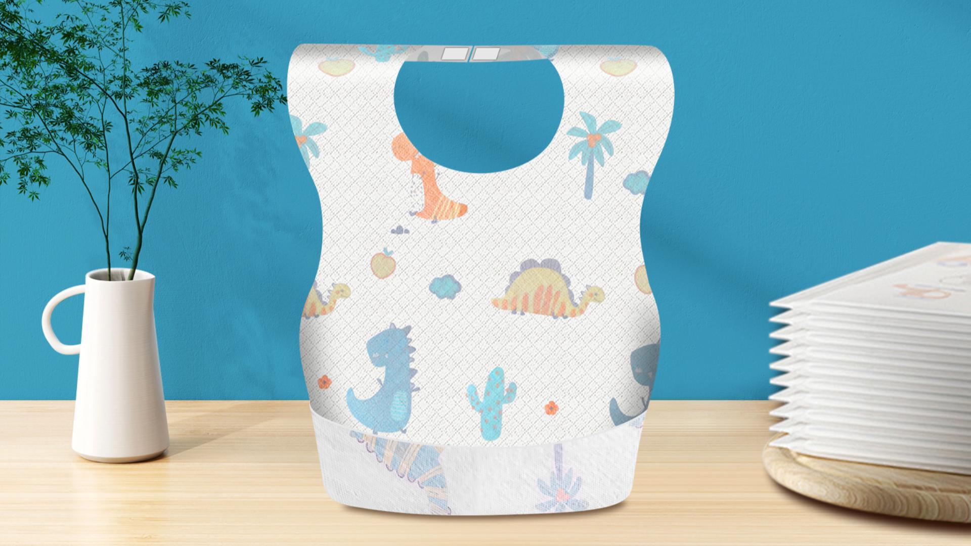 Bavaglini Neonato Usa E Getta - 60 Pezzi Confezionati Singolarmente